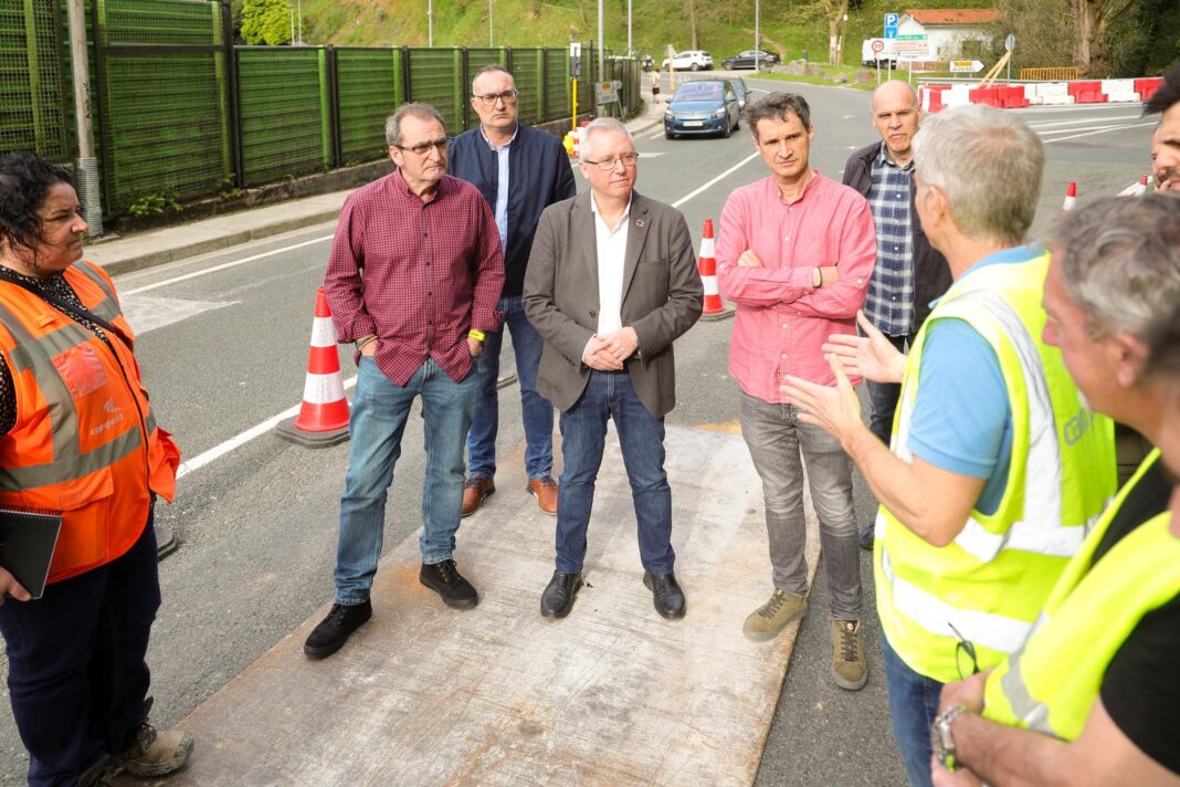 El diputado de Sostenibilidad José Ignacio Asensio visita las obras