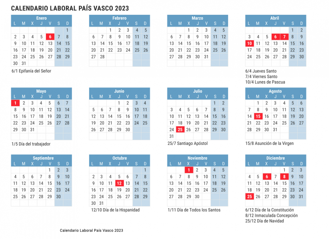 Calendario Laboral 2024 Gipuzkoa Pdf Image to u