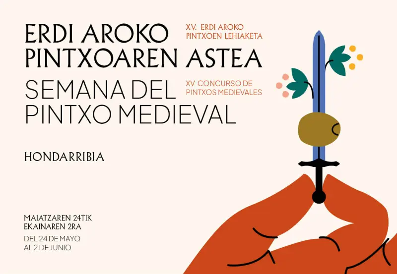 Hasta el 2 de junio se podrá elegir el mejor pintxo medieval en Hondarribia